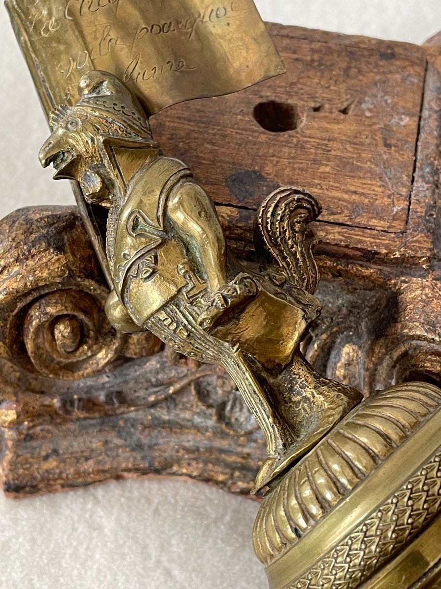Rare Rooster In Bronze Caricature By Louis Philippe Duke Of Orleans 1830-photo-4