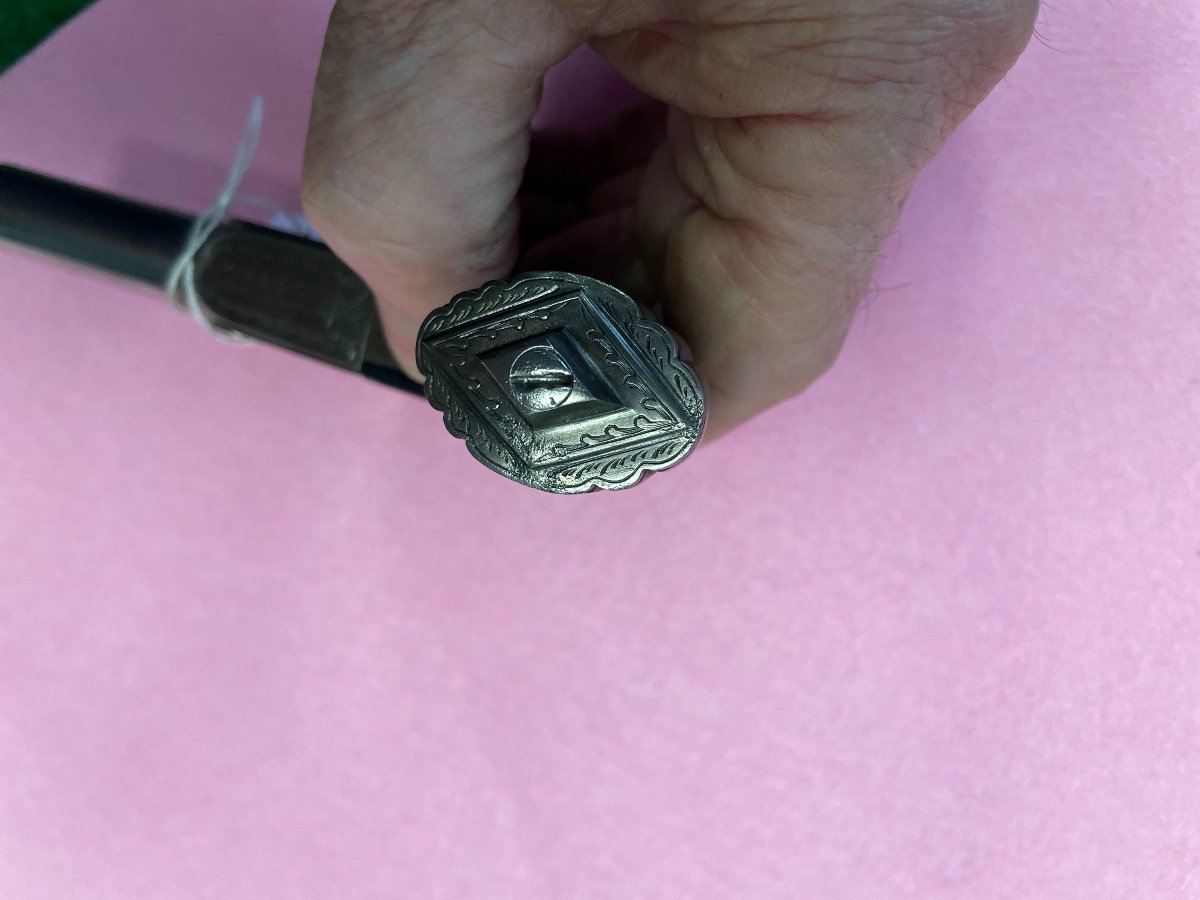 Forced Bullet Pistol With Percussion 19th-photo-3