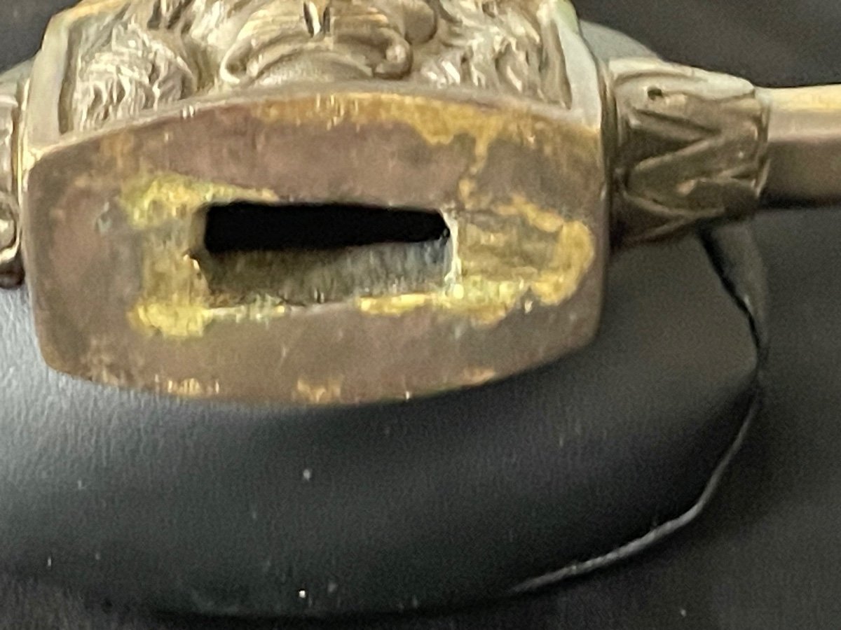 Poignée De Sabre  De Sapeur De La Garde Impériale  Tète De Colonne   Modèle 1804   1 Er Empire -photo-2