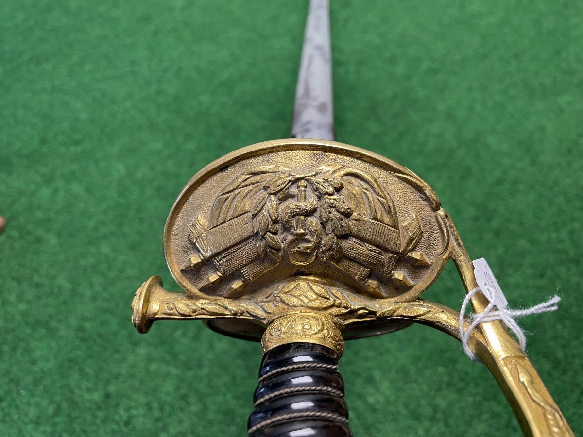 épée De Medecin Principal Et Major De 1 ère  Classe  Modéle 1852  Modifié  1872  III République-photo-4