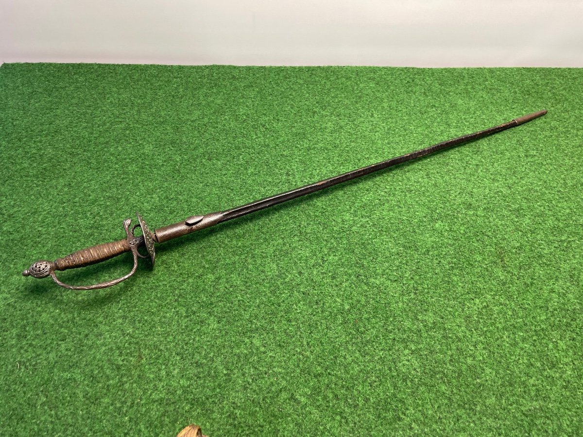 Officer's Sword A La Musketeer A "pas D Ane" Circa 1700 18th-photo-2