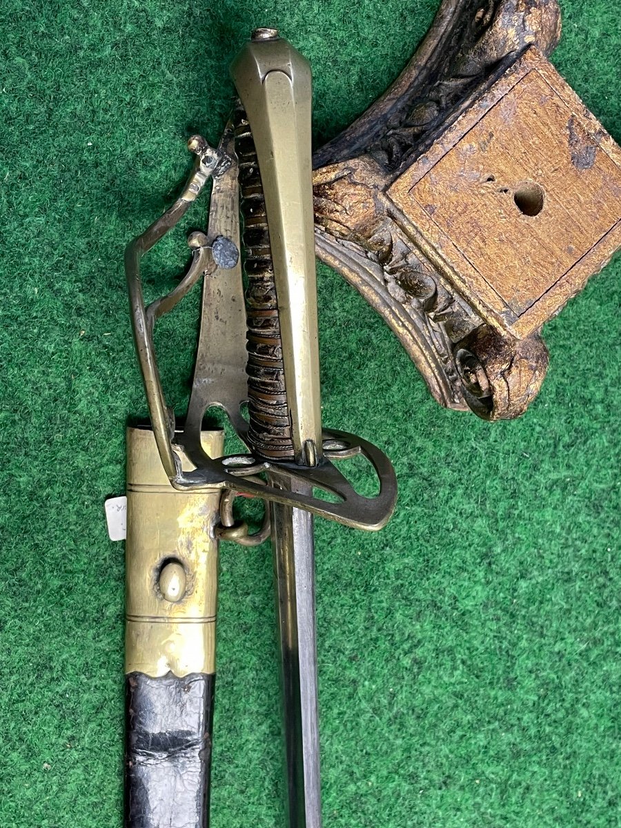 Sabre  Dit  " De Mineur  " époque Révolutionnaire  Vers 1780   18 ème Siècle -photo-5