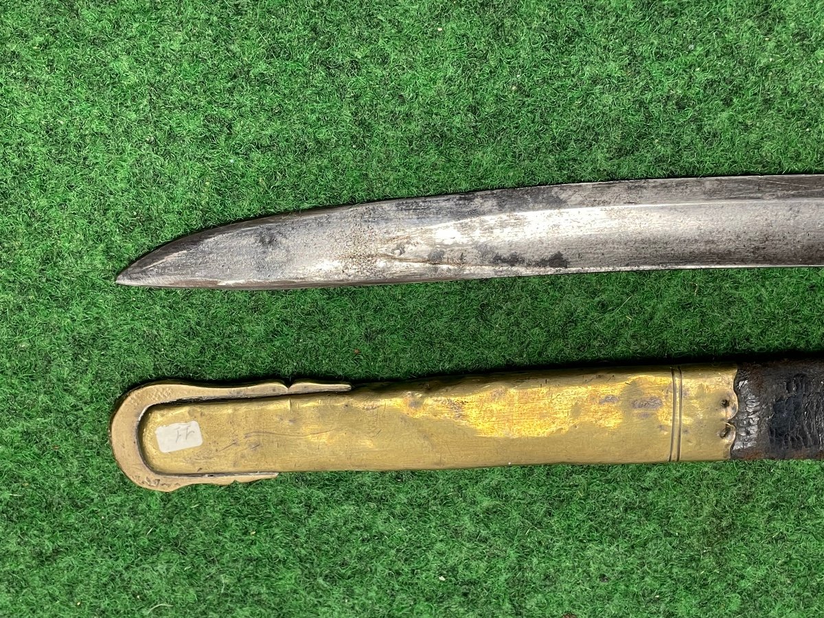 Sabre  Dit  " De Mineur  " époque Révolutionnaire  Vers 1780   18 ème Siècle -photo-7