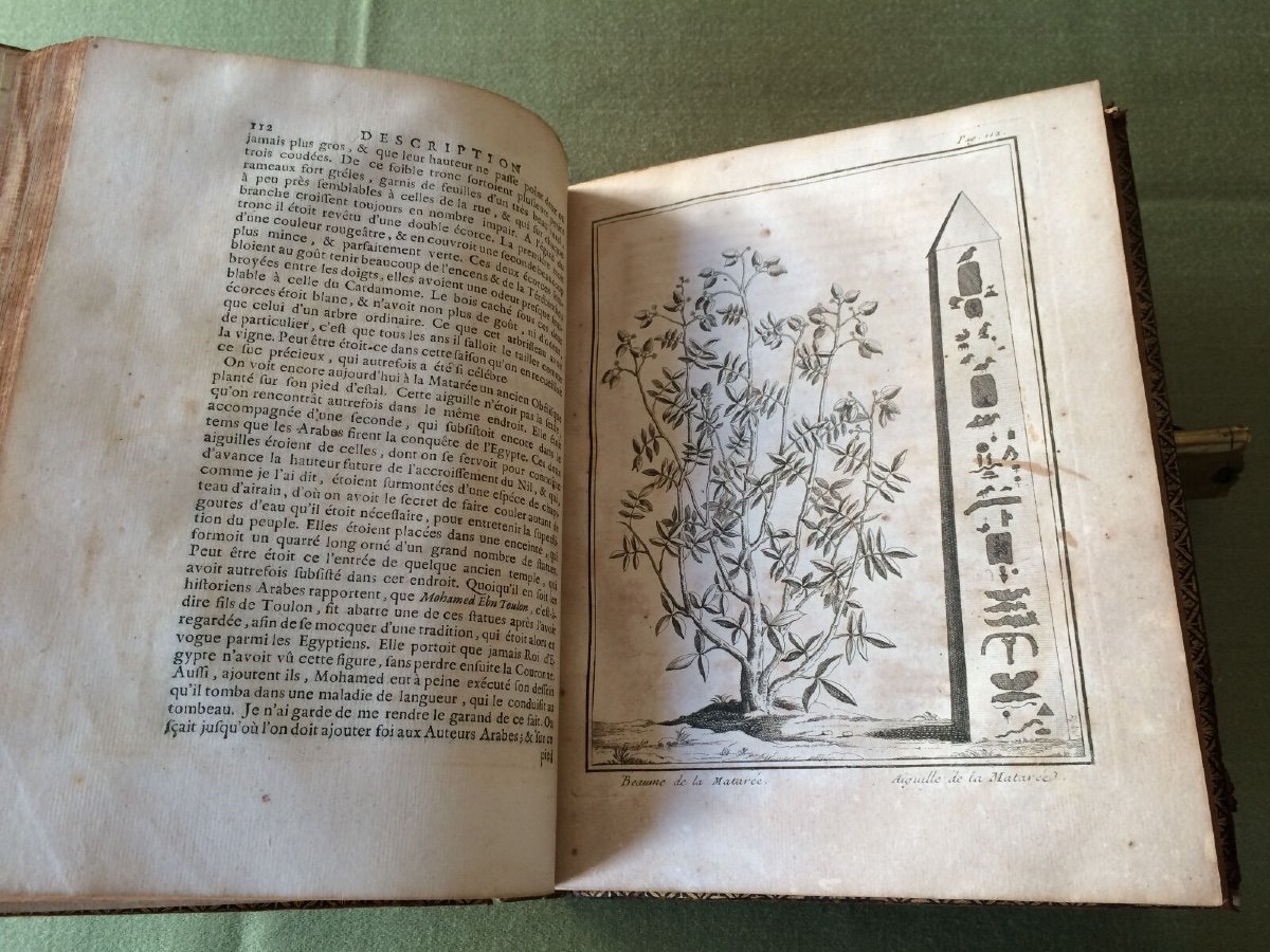 Rare Description Of Egypt Original Edition From 1735 18th-photo-2