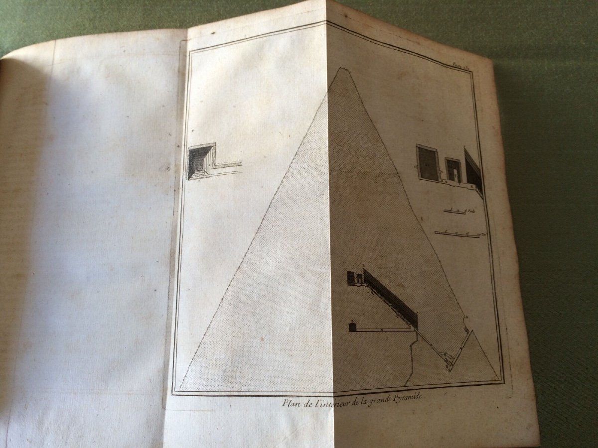 Rare Description Of Egypt Original Edition From 1735 18th-photo-3