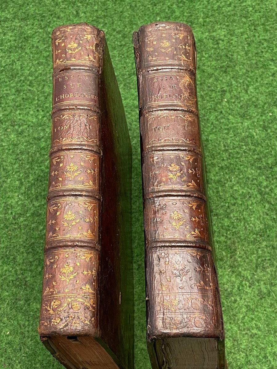 Essay On Watchmaking Volume First And Volume Second 1763 First Edition By F. Berthoud-photo-2