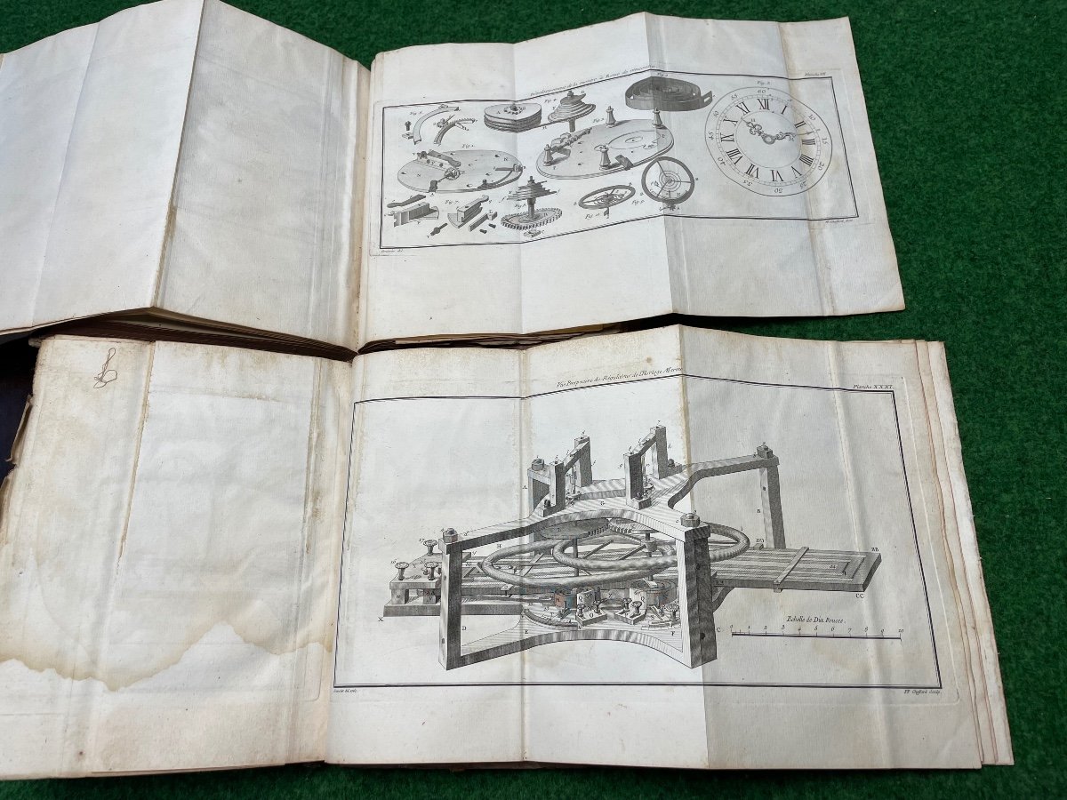 Essai  Sur l'Horlogerie  Tome Premier  Et Tome Second 1763  Première  édition  Par F. Berthoud -photo-1