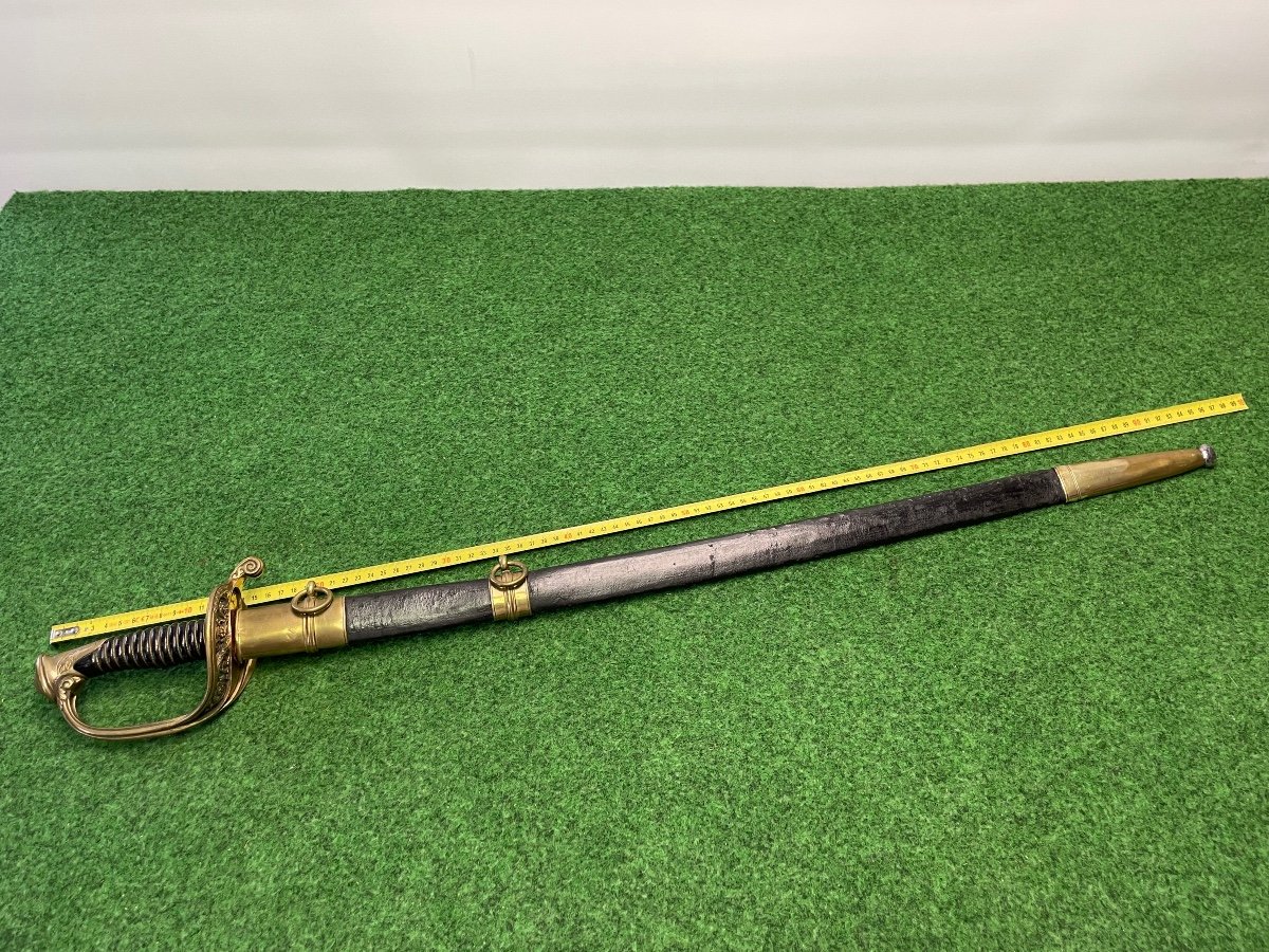 Sabre  d'Officier d'Infanterie  Modèle 1845  Signé  Lepage  19 ème -photo-7