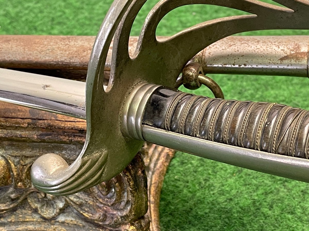 Sabre  D Officier D'infanterie  Français  Modèle 1882 19 ème -photo-2