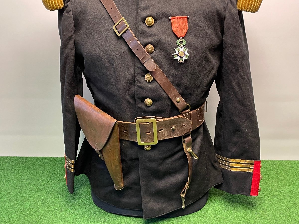 Veste  d'Officier d'Infanterie  Modèle 1893  En Situation  W W 1 -photo-1