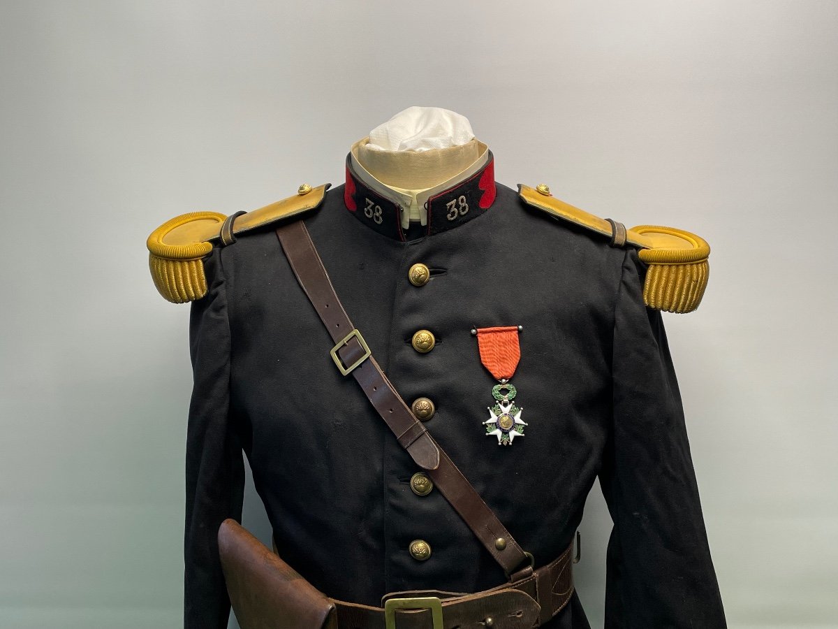 Veste  d'Officier d'Infanterie  Modèle 1893  En Situation  W W 1 -photo-3