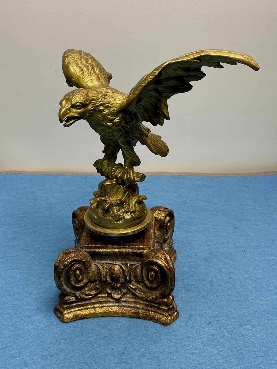  BOUCHON DE RADIATEUR   Aigle "mascotte " De Voiture De Luxe  19 ÈME 
