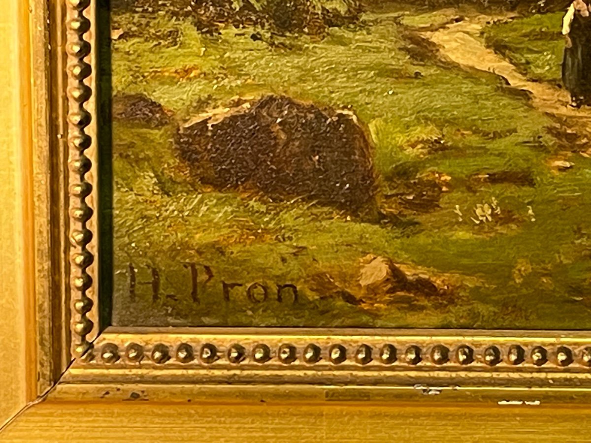 Pron  Hector    Couquin   (brie )   "école De Barbizon "la  Peinture  Du XIX ème "  1903-photo-2
