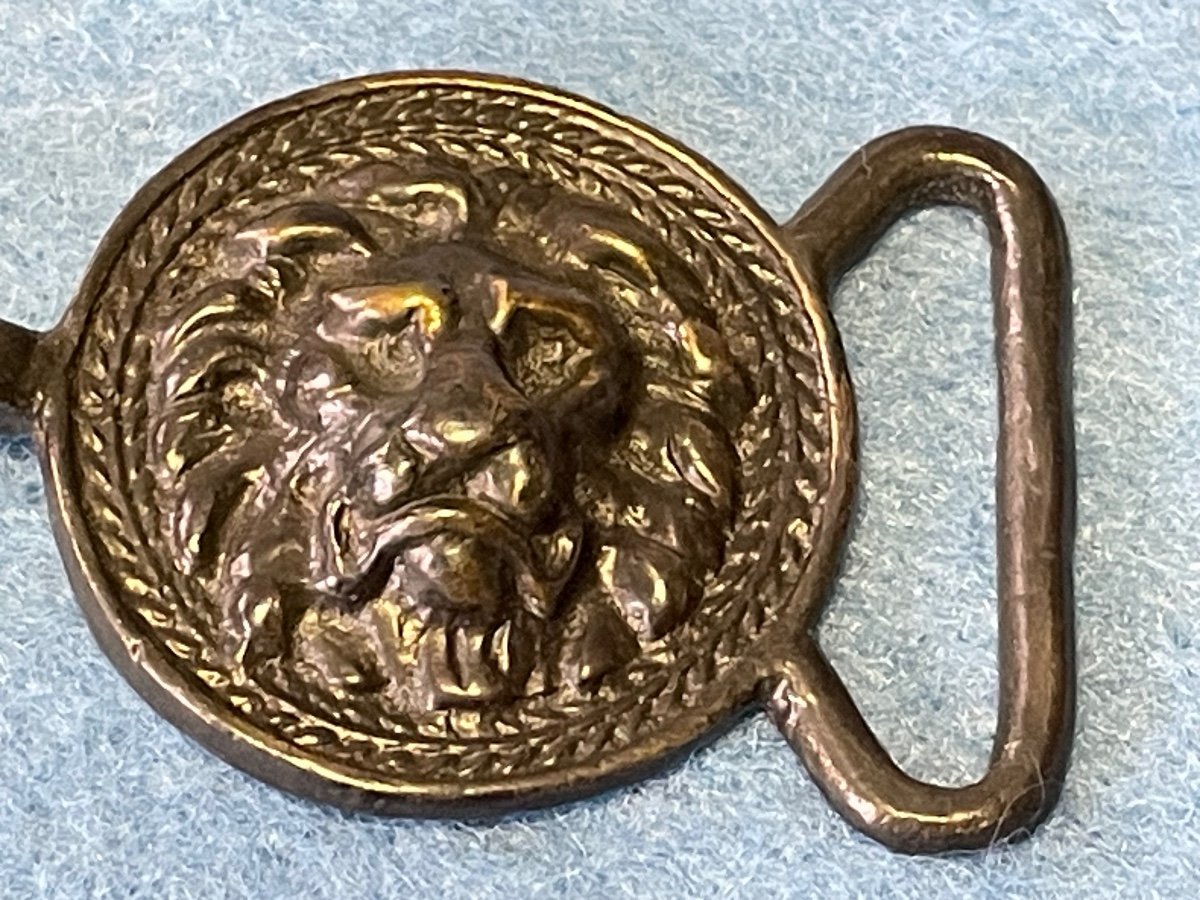 Belt Buckle Officer's Saber Holder 1st Empire Excavation Pieces Campaign From 1814-photo-2