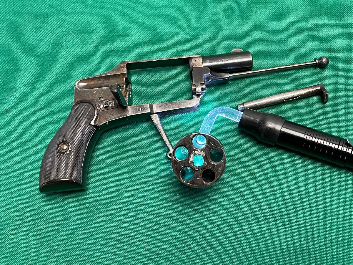 Velodog Revolver In 6mm From The Royal Manufacture Of Liège 19th-photo-5