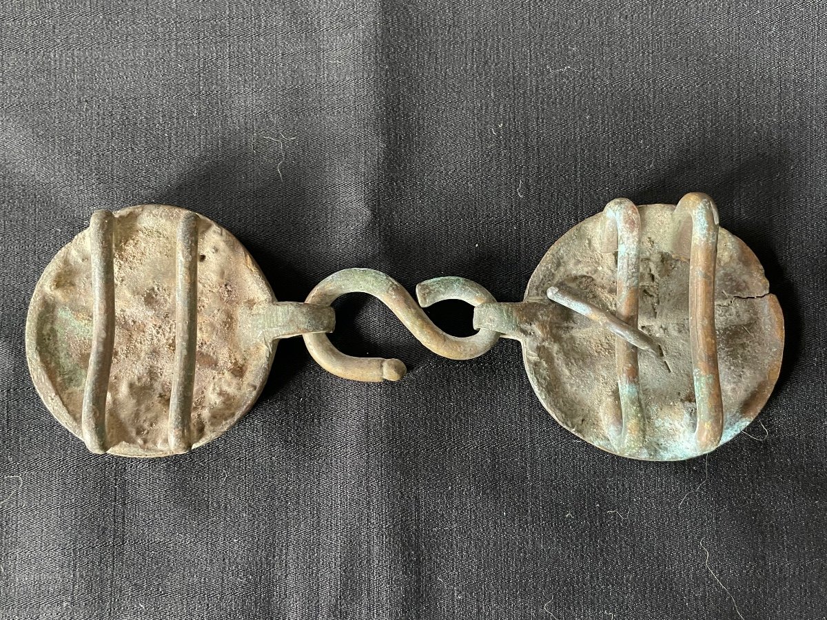 First Empire Artillery Officer's Belt Buckle Product From Excavation 1813-photo-4