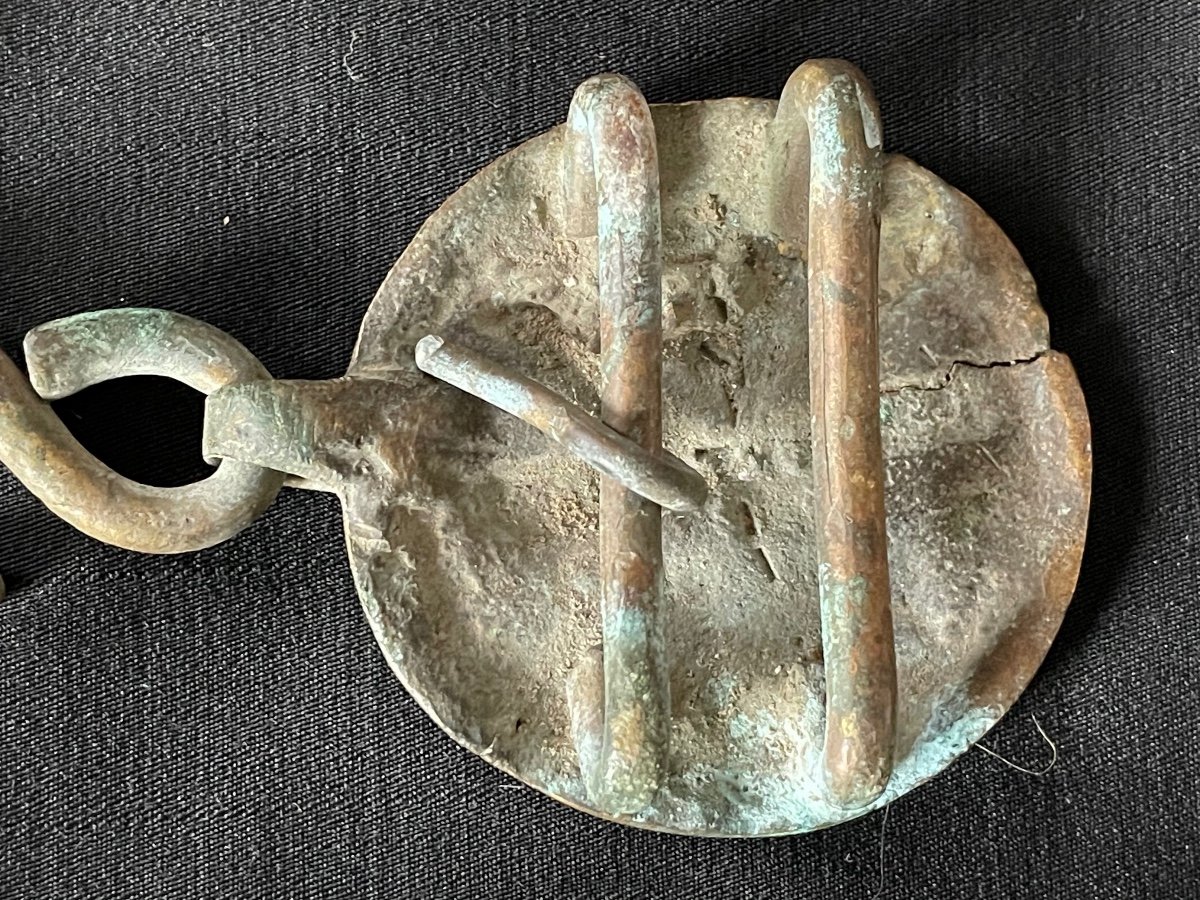 First Empire Artillery Officer's Belt Buckle Product From Excavation 1813-photo-1