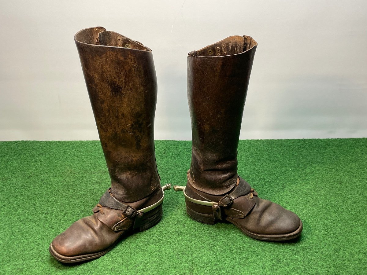 Artillery Officer's Boots And Leggings War Of 1914/1918 Ww 1 2nd-photo-2