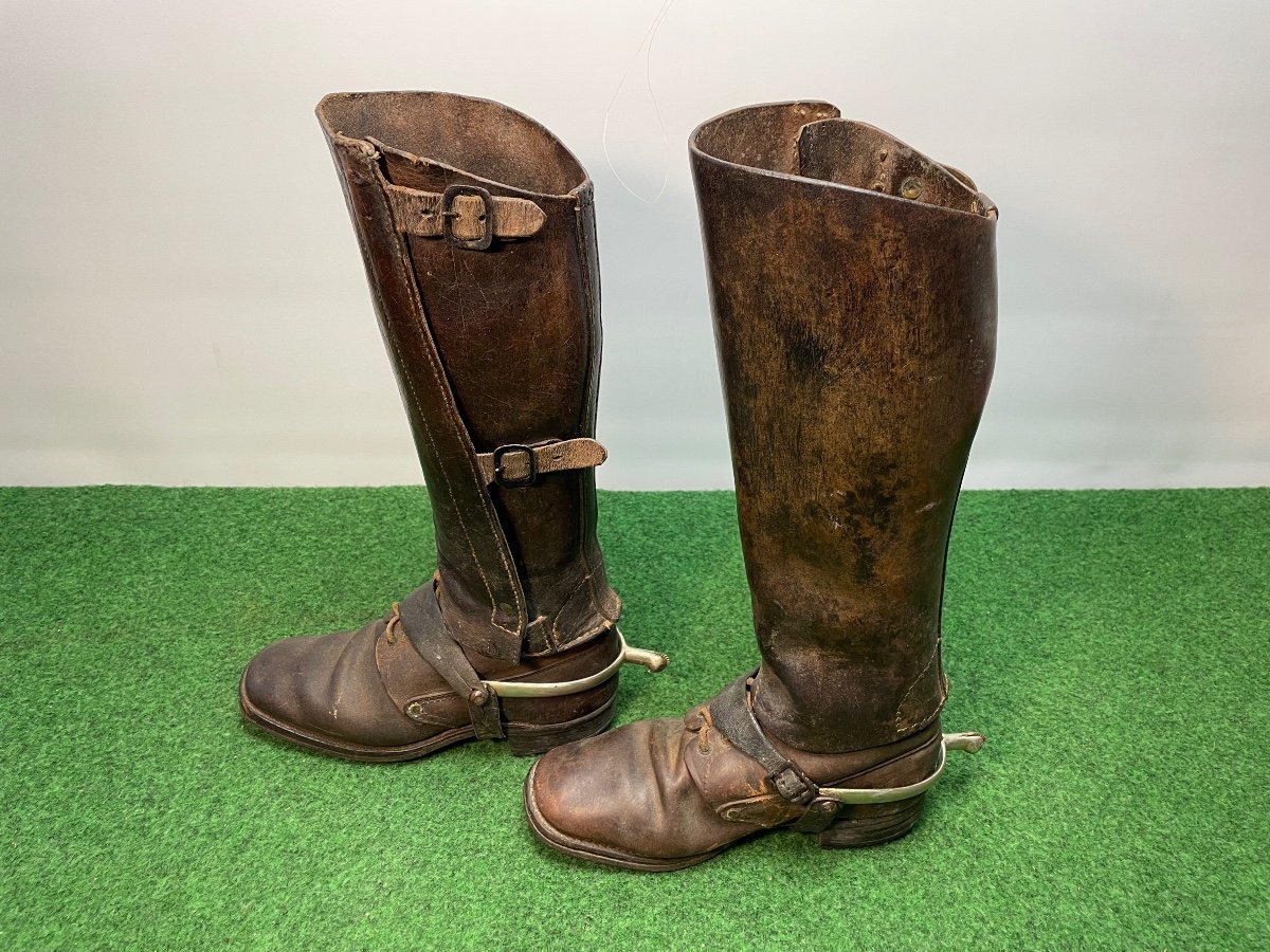 Artillery Officer's Boots And Leggings War Of 1914/1918 Ww 1 2nd-photo-1