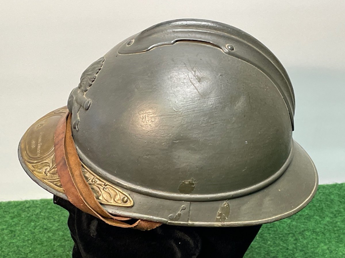 Adrian  Troupe  Helmet Model 1915 Artillery 1914 / 1918 Ww 1 -photo-2