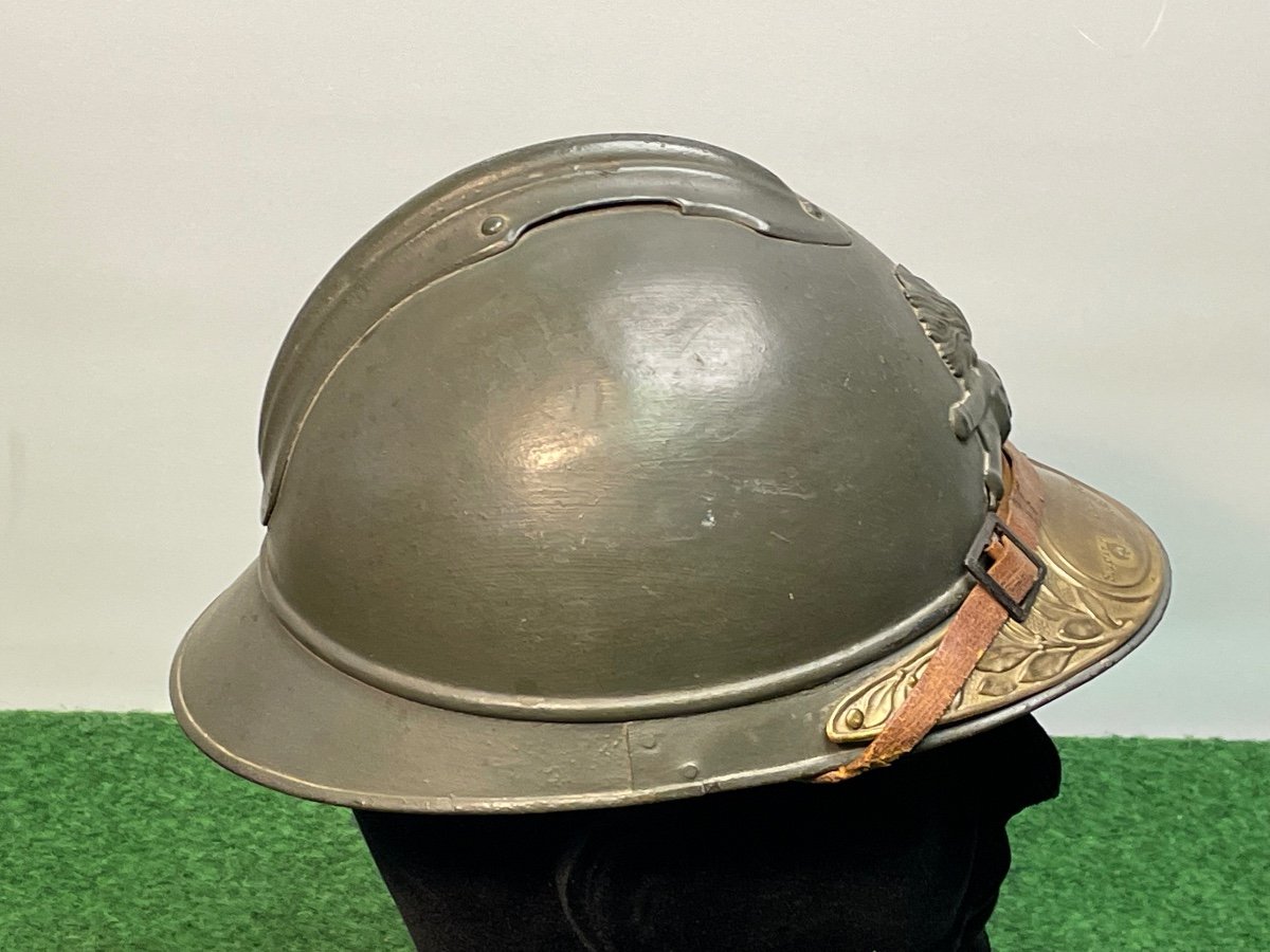 Adrian  Troupe  Helmet Model 1915 Artillery 1914 / 1918 Ww 1 -photo-4