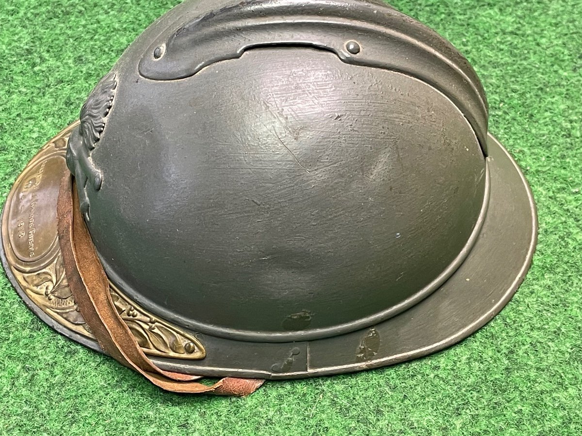 Adrian  Troupe  Helmet Model 1915 Artillery 1914 / 1918 Ww 1 -photo-5