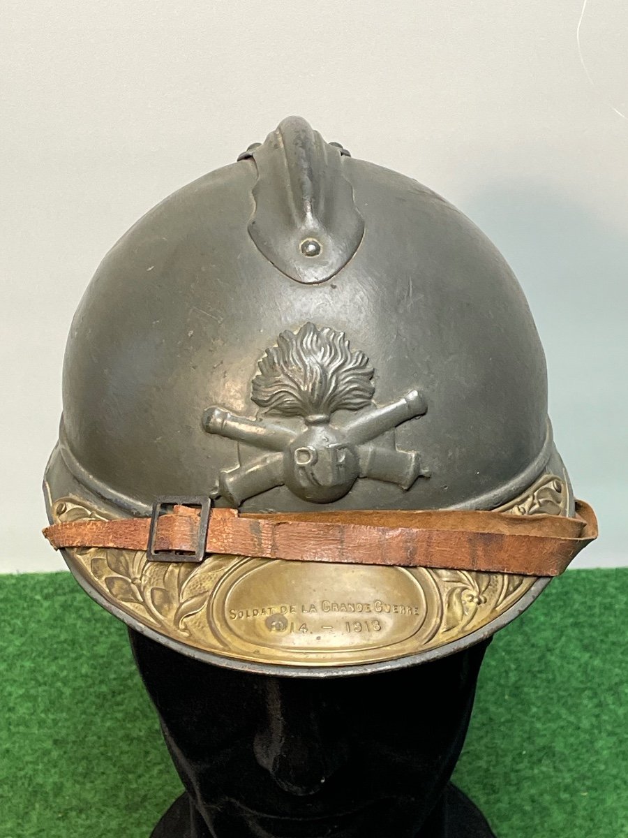 Adrian  Troupe  Helmet Model 1915 Artillery 1914 / 1918 Ww 1 