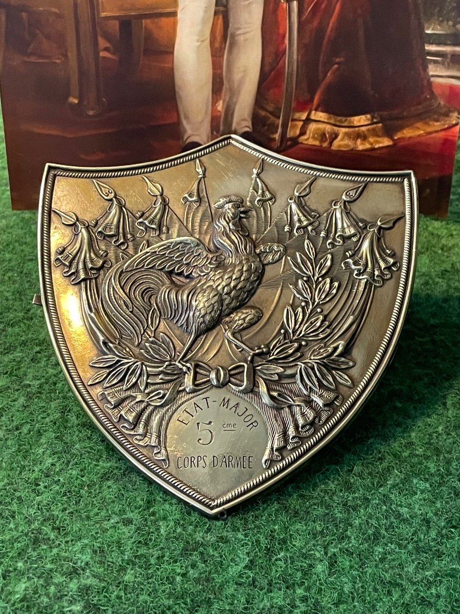 Louis Philippe Sabretache Plaque Of Staff Officer Of The 5th Army Corps 19th-photo-2