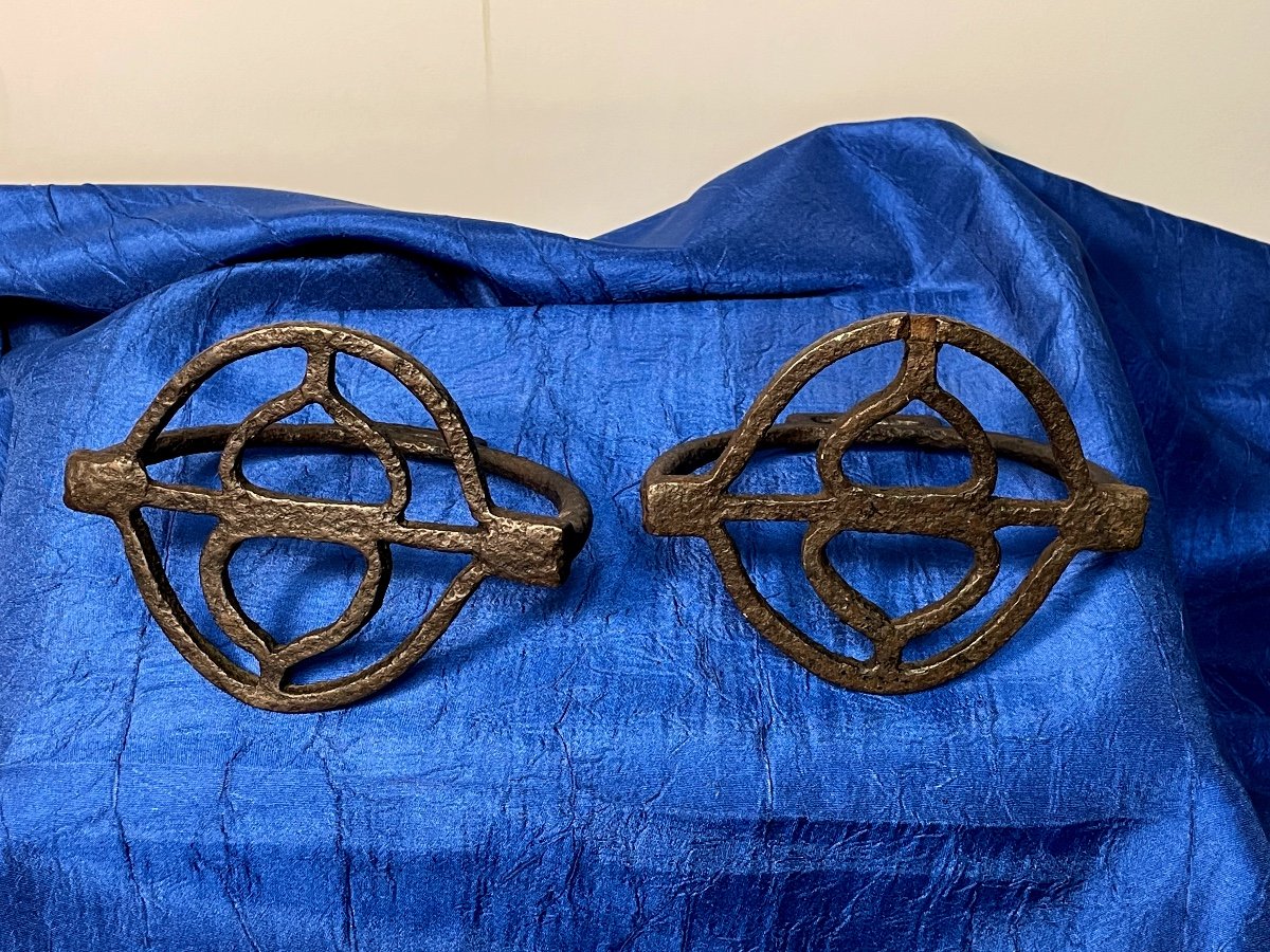 Pair Of Stirrups Of Dragoon Officer 1st Empire 19th -photo-4