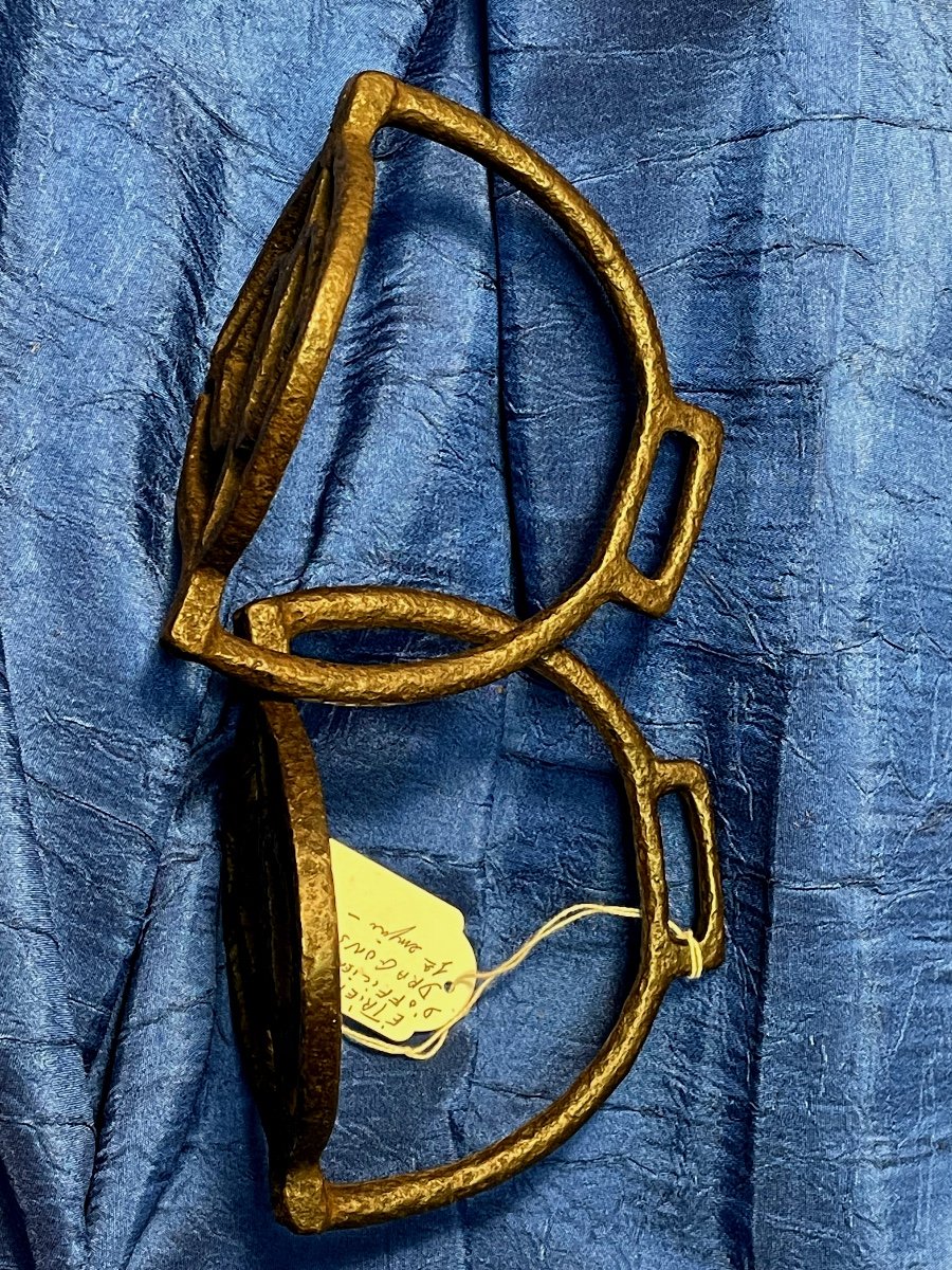 Pair Of Stirrups Of Dragoon Officer 1st Empire 19th -photo-3