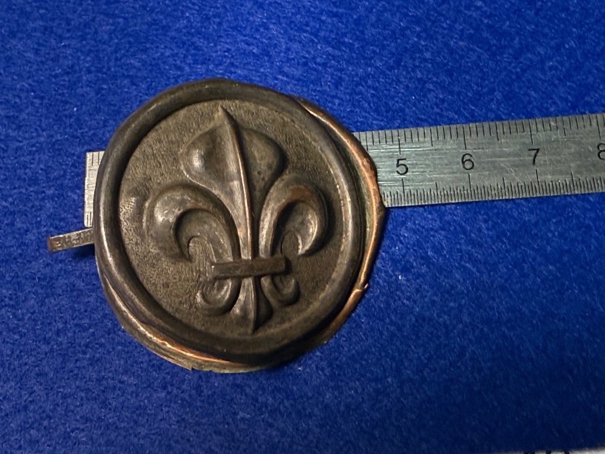Shako's Jugular Rosette 1st Restoration 1815 19th Century-photo-3