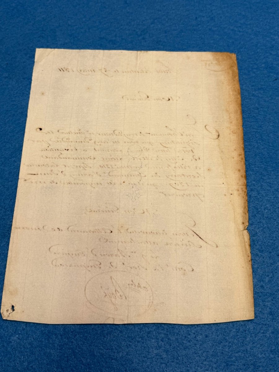 Lettre  Du Général Baron De L 'empire Charles  Boyé  Guerre d'Espagne  1er Empire  1811 XIX ème-photo-4