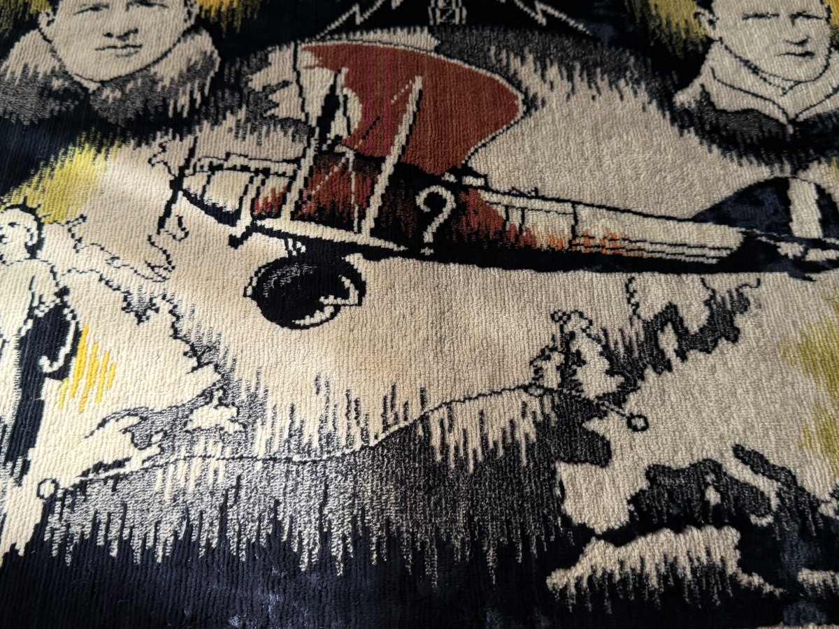 Aéronautique - Costes & Bellonte  Tapis De Jeux Mécanique    Taversée  Paris New York  1930-photo-4