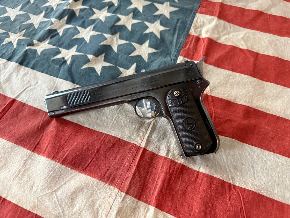 Colt  Modèl 1900 Automatic  Pistol  Modèle  1900 Calibre  38 Acp  Brevet  Browning  1897  Usa  -photo-7