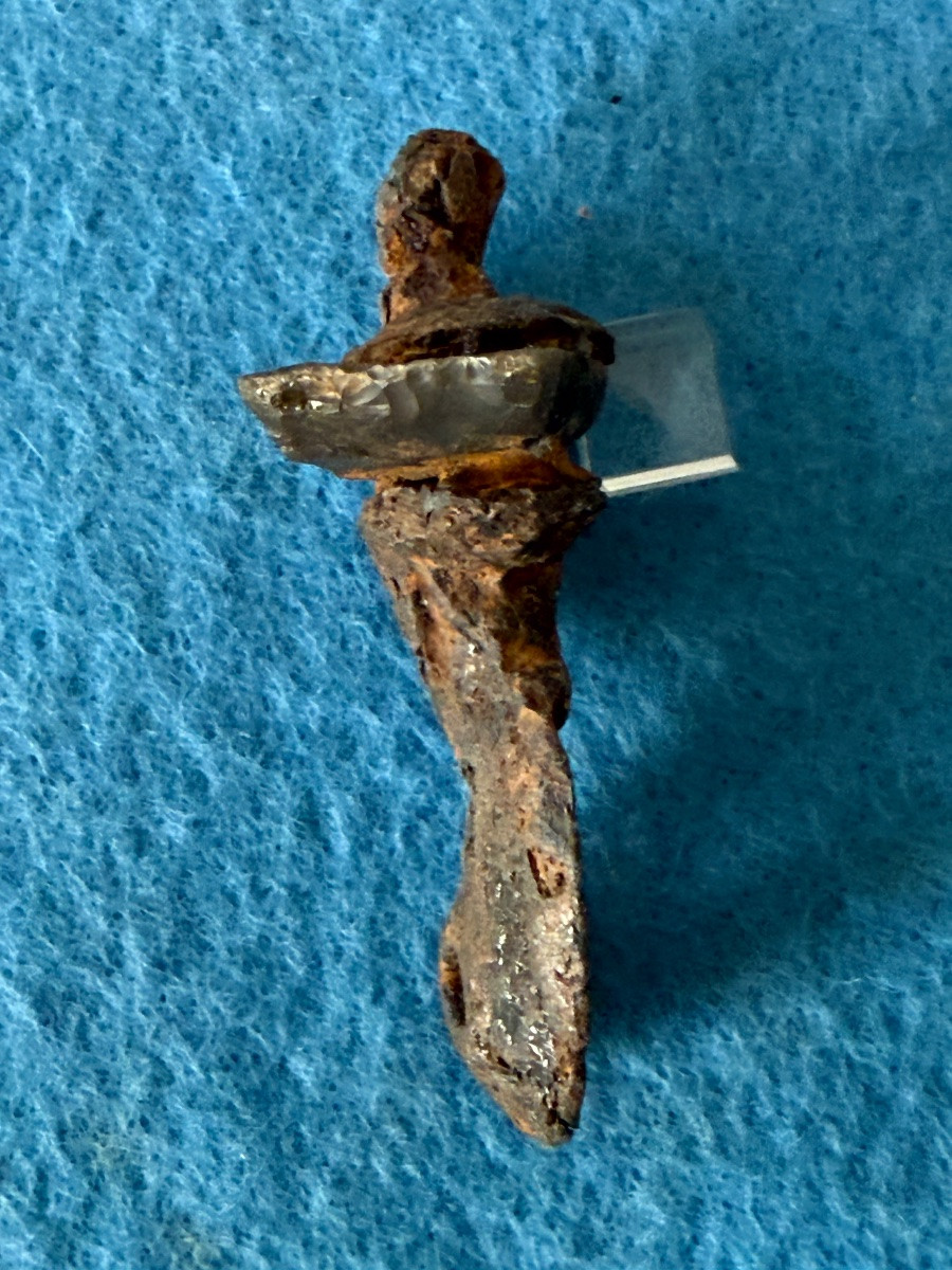 CHIEN  DE PLATINE A SILEX  DU FUSIL MODÈLE AN IX  TROUVÉ A COTÉ DE LA PLAQUE DU 13O ÈME  1814-photo-3