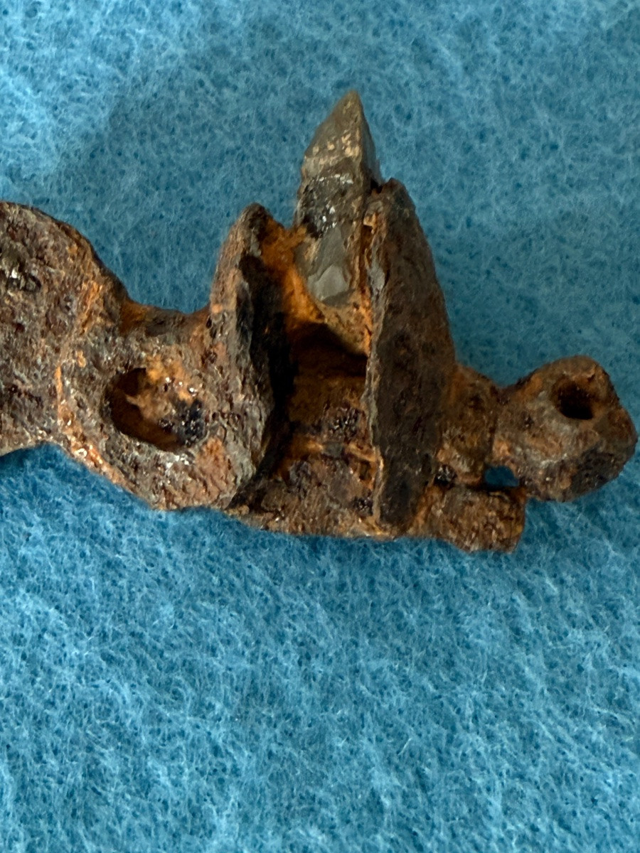 CHIEN  DE PLATINE A SILEX  DU FUSIL MODÈLE AN IX  TROUVÉ A COTÉ DE LA PLAQUE DU 13O ÈME  1814-photo-5