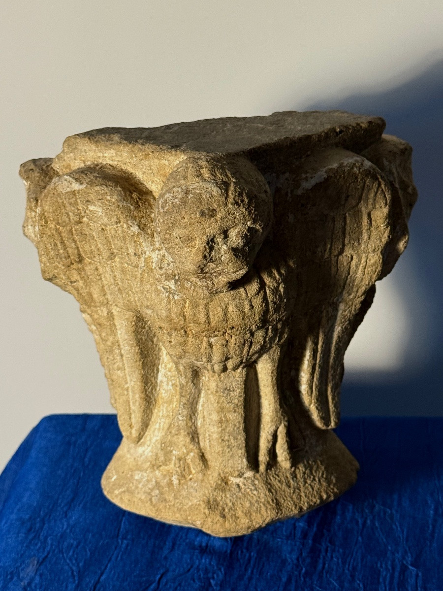   12th Century Ambulatory Column Capital -photo-2