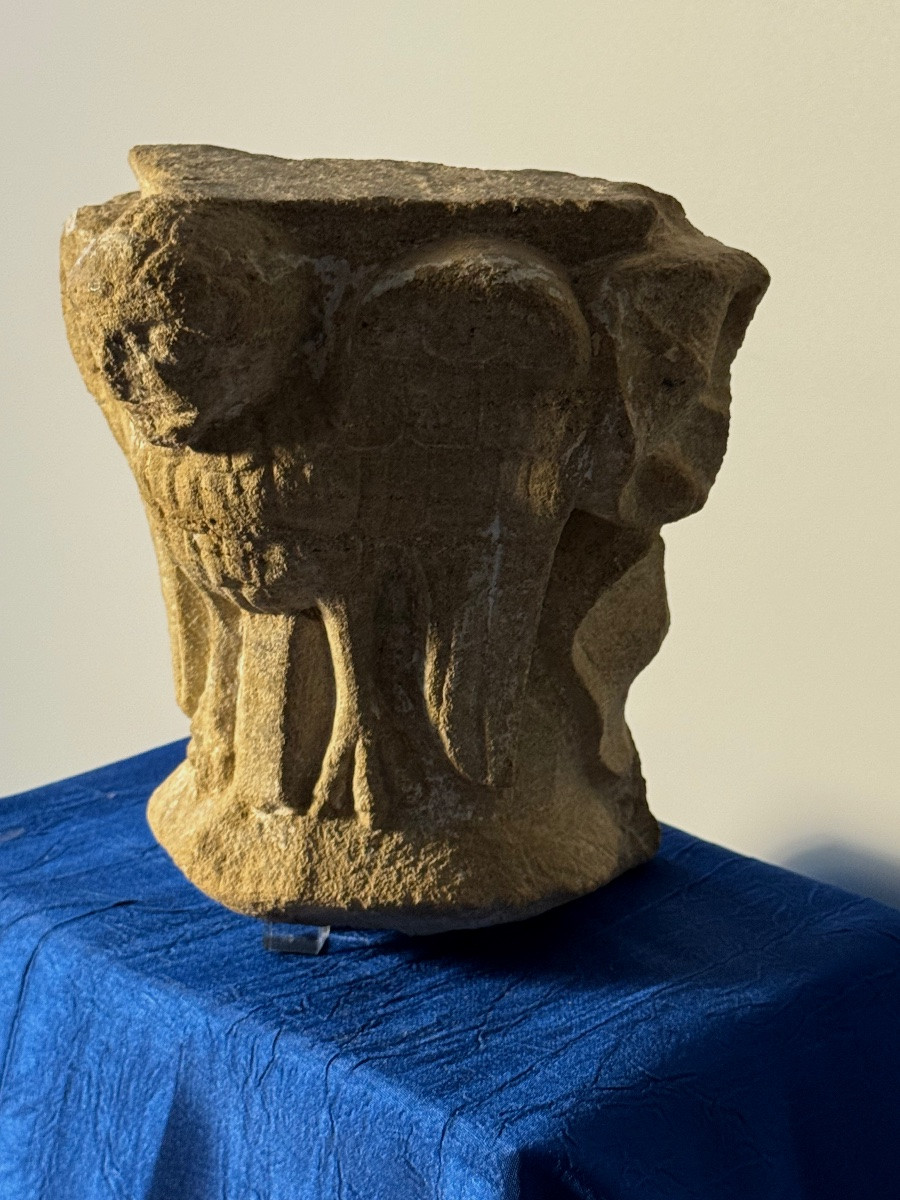   12th Century Ambulatory Column Capital -photo-6