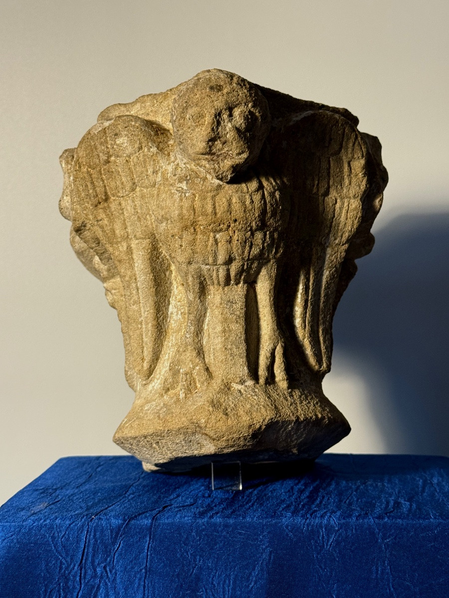   12th Century Ambulatory Column Capital -photo-8