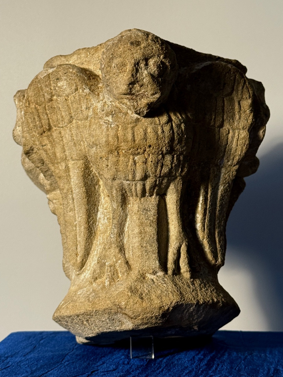   12th Century Ambulatory Column Capital 
