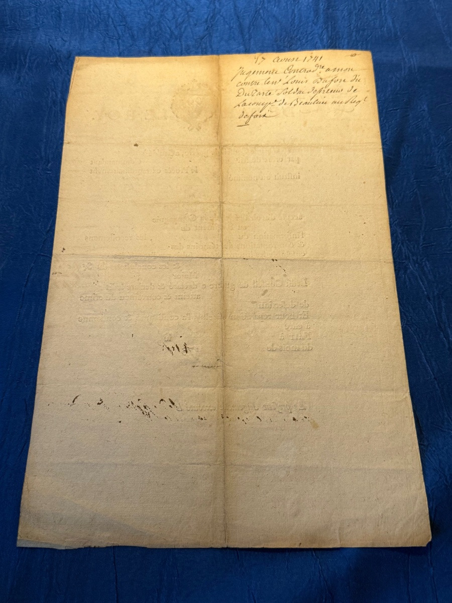 Death Sentence (shooting) Of A Deserting Soldier Of Beaulieu's Company In 1741 -photo-3
