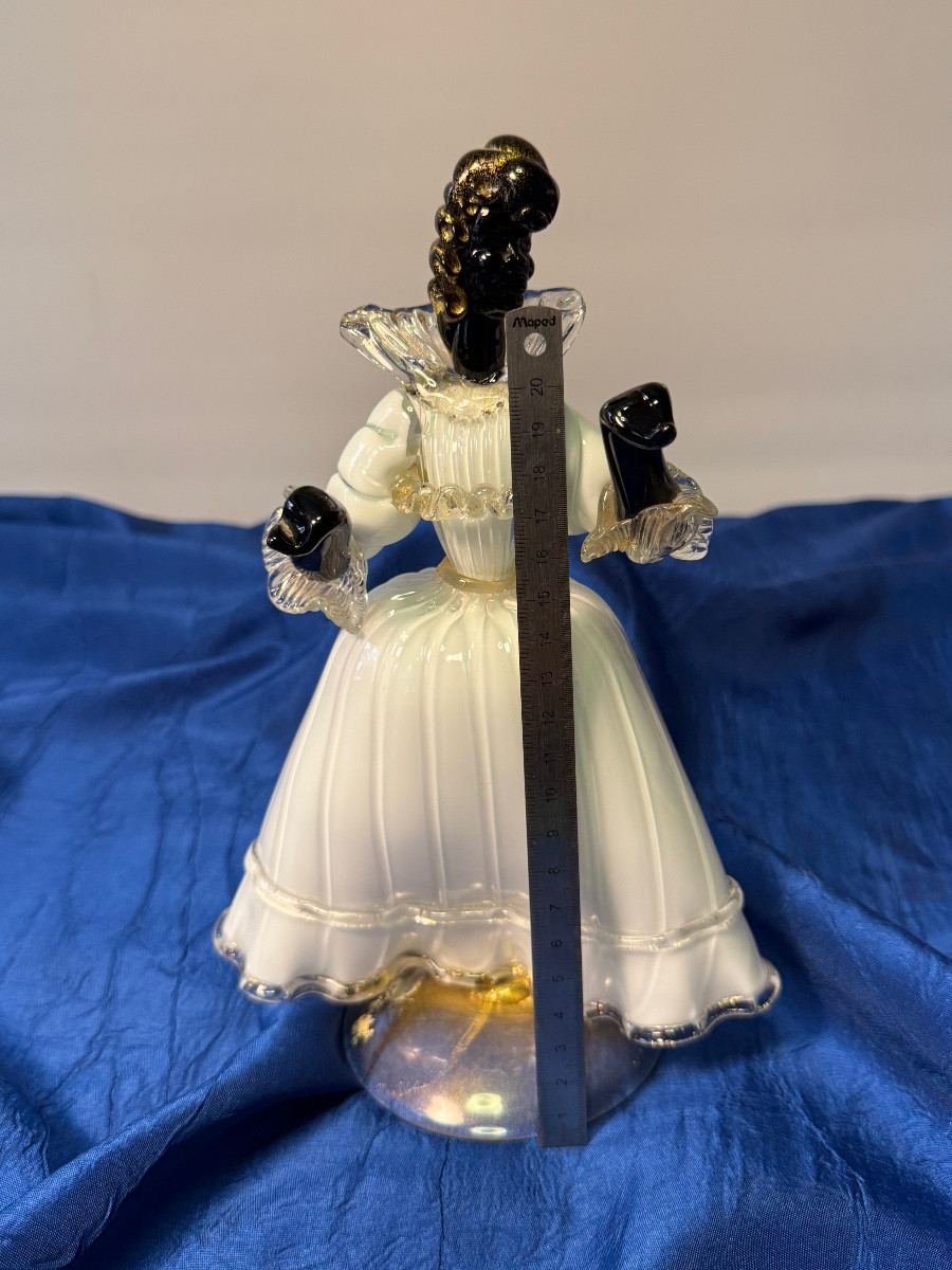 Murano Glass Figure Venice Carnival 1955 20th Century-photo-6