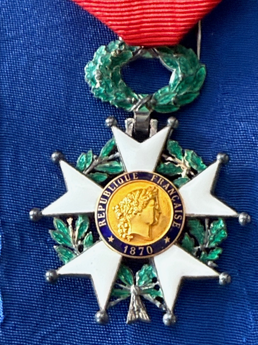 FRANCE LÉGION D'HONNEUR  CHEVALIER  IV ÈME RÉPUBLIQUE  20 ÈME -photo-1