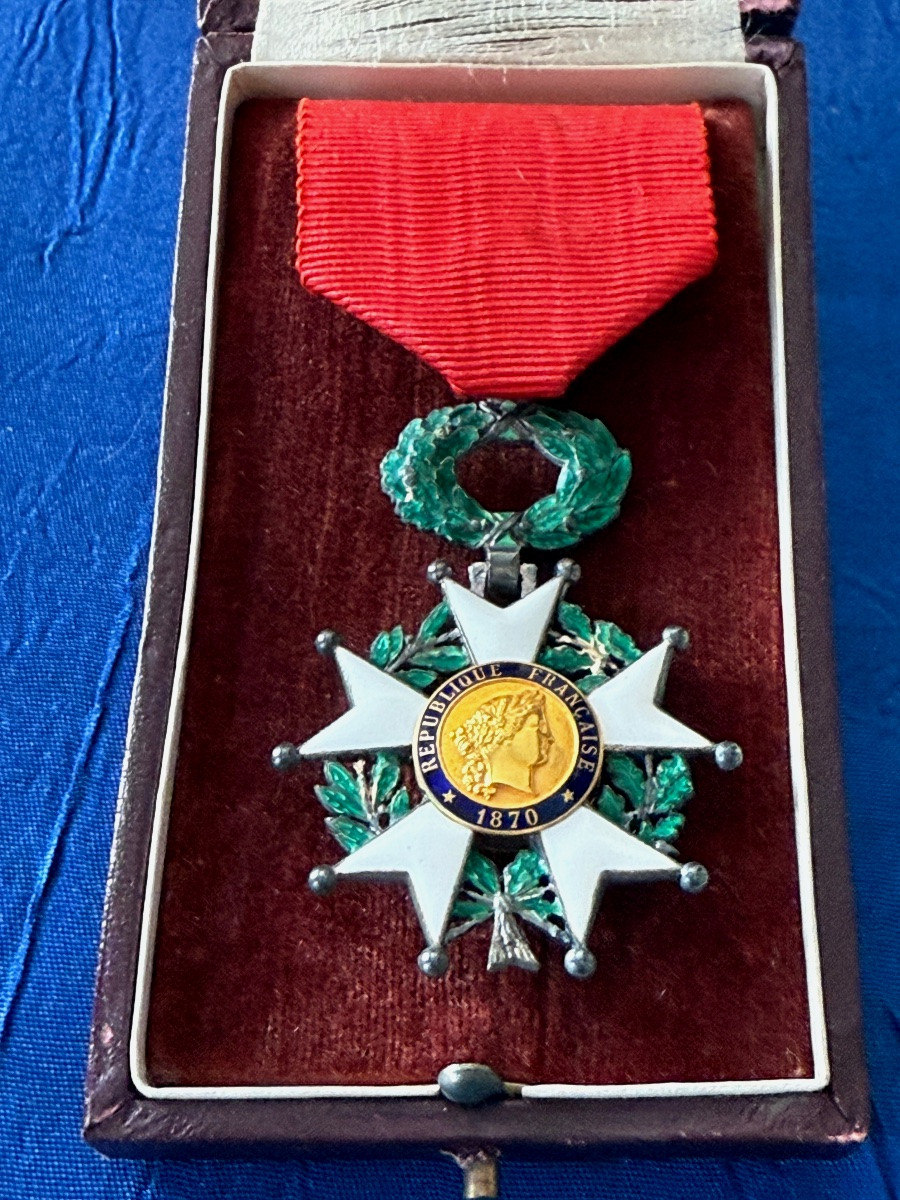 FRANCE LÉGION D'HONNEUR  CHEVALIER  IV ÈME RÉPUBLIQUE  20 ÈME -photo-3
