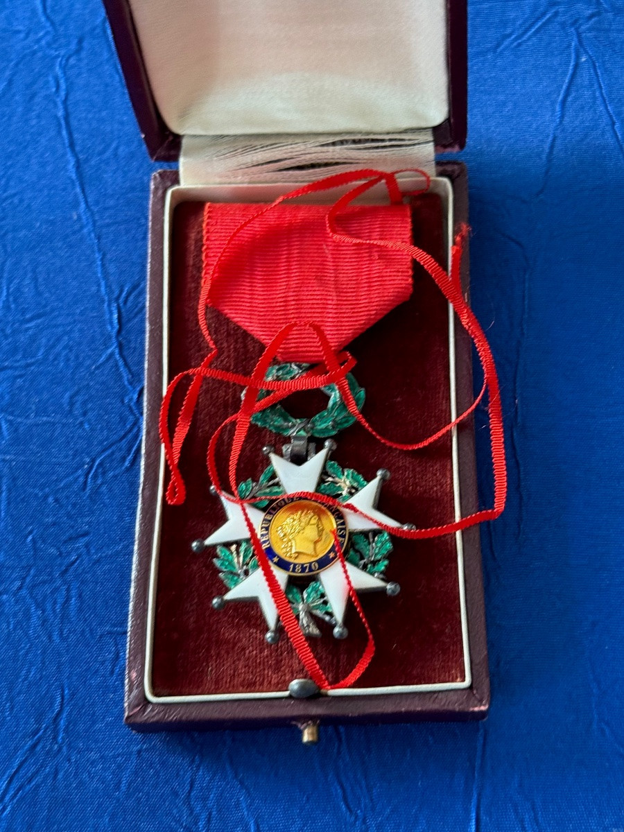 FRANCE LÉGION D'HONNEUR  CHEVALIER  IV ÈME RÉPUBLIQUE  20 ÈME -photo-4
