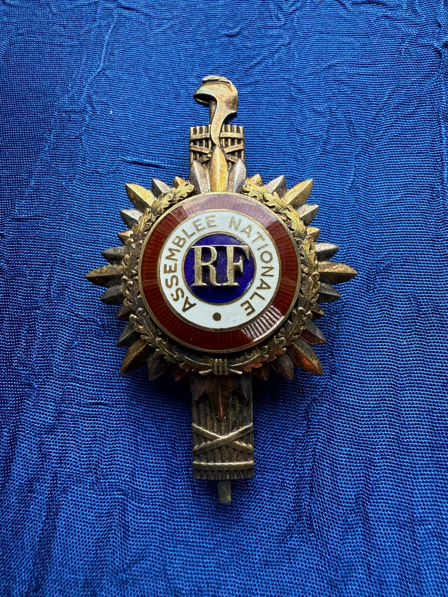 Badge Of Deputy Of The National Assembly Of The 3rd Republic   -photo-1