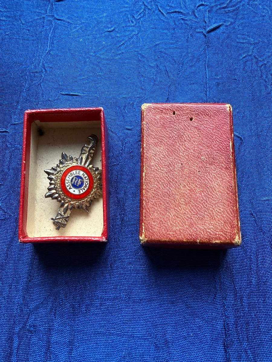 Reduced Badge For Deputy's Lash House Of The 3rd Republic -photo-2