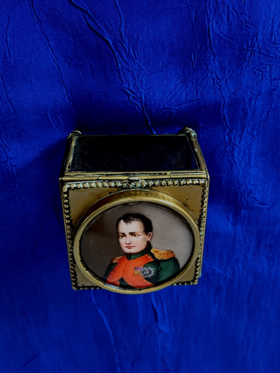 Jewelry Box With Portrait Of Napoleon 19th Century -photo-4