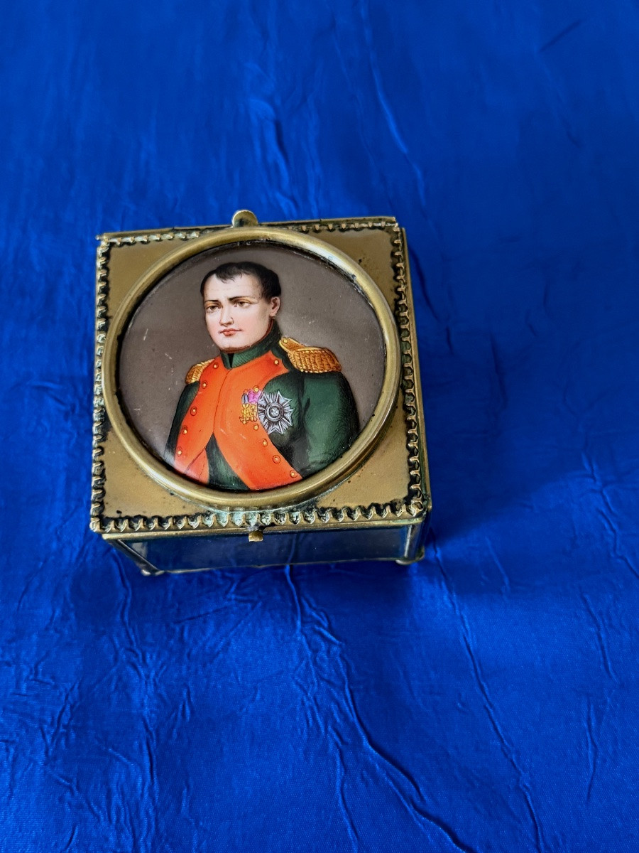 Jewelry Box With Portrait Of Napoleon 19th Century -photo-7