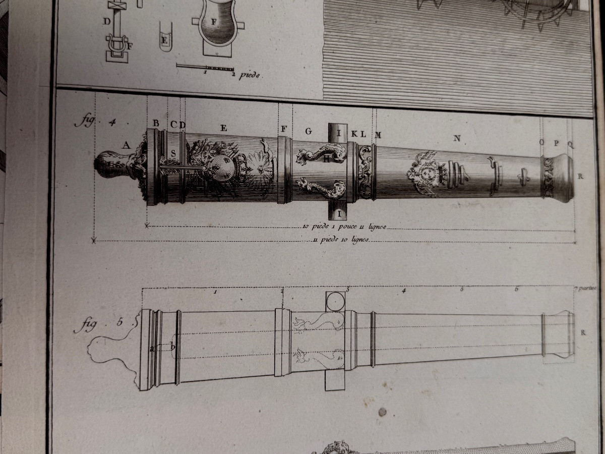 Plates Of Military Art Of Fortifications 6 Plates Taken From The Diderot Encyclopedia 1751-photo-4